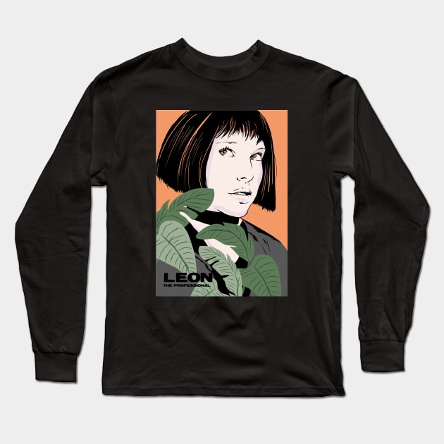 Mathilda Leon the professional art Long Sleeve T-Shirt by 2ToastDesign